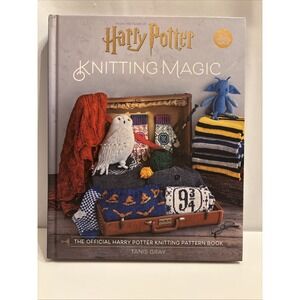 Harry Potter Knitting Magic 2020 Hardcover Tanis‎ Gray Official Pattern Knit New